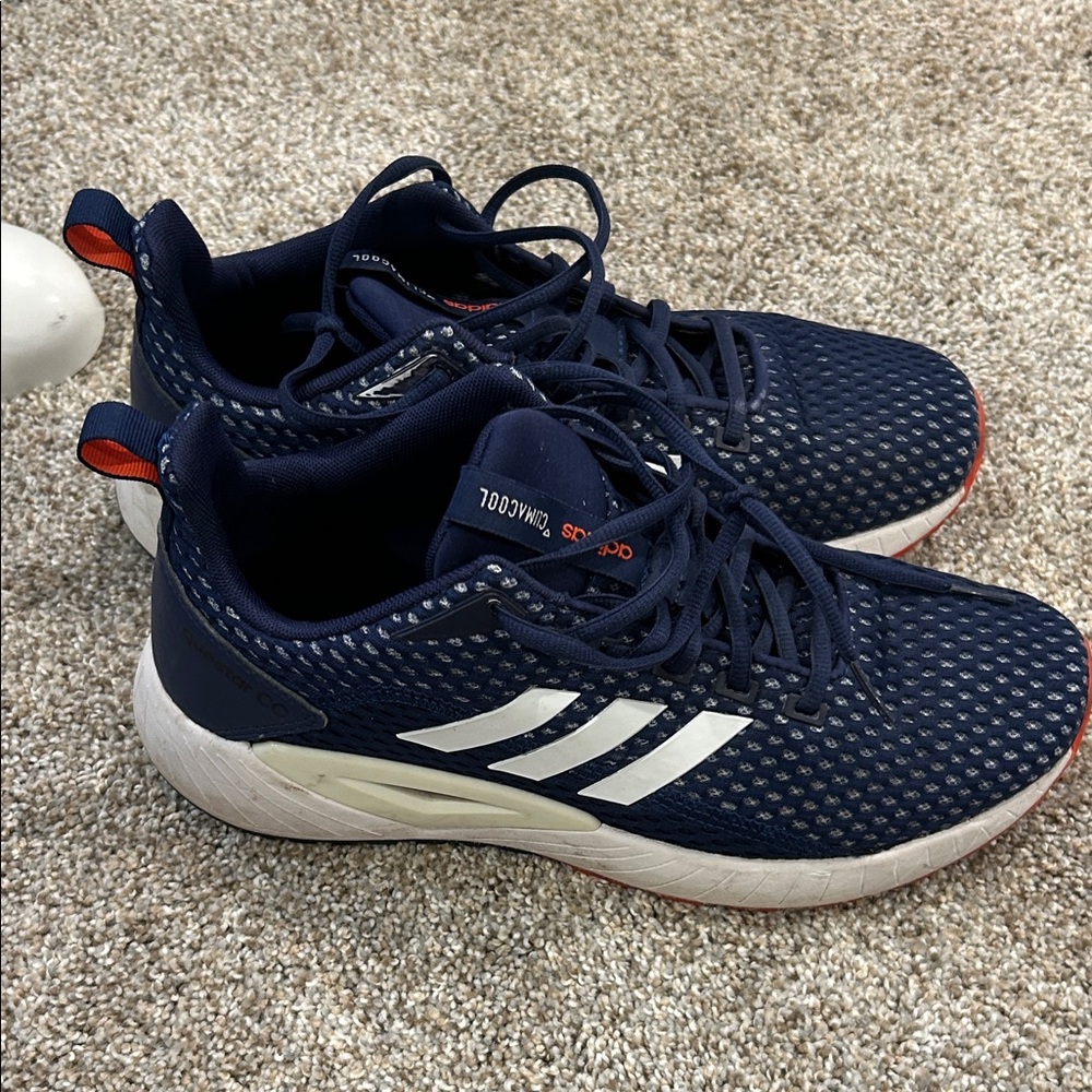 Adidas men’s climacool shoes, size 8 navy